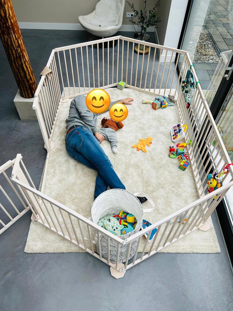 Grondbox / Playpen 7,32 meter, Kinderen en Baby's, Boxen, Ophalen, Zo goed als nieuw, Overige vormen