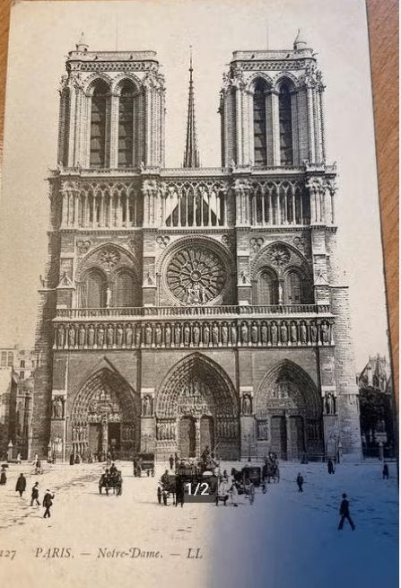 Mooie Ansichtkaart Parijs Notre Dame, Ophalen of Verzenden, Voor 1920, Ongelopen, Frankrijk