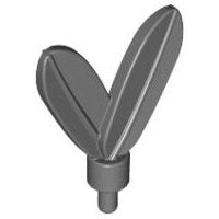 Lego Dark Bluish Gray Minifigure, Plume Feathers with Small, Gebruikt, Overige thema's, Lego, Accessoire