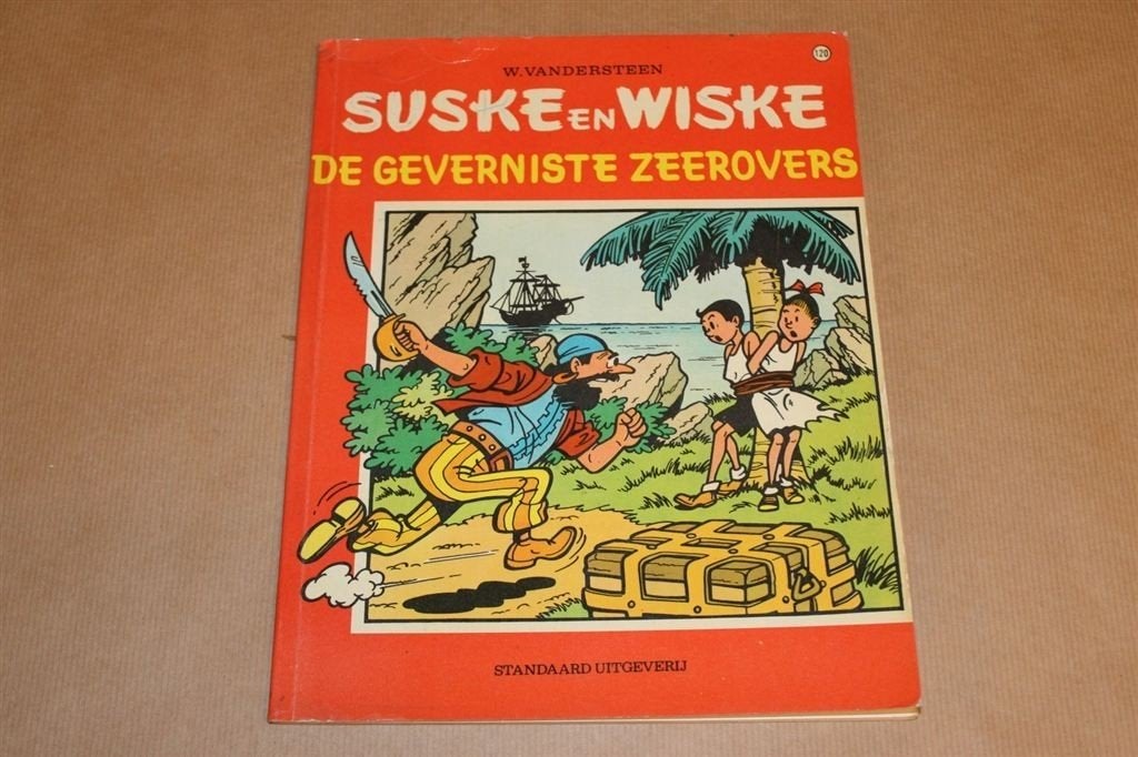 Suske en Wiske - Geverniste zeerovers - Gekleurde reeks 1971, Boeken, Stripboeken, Eén stripboek, Ophalen of Verzenden, Gelezen