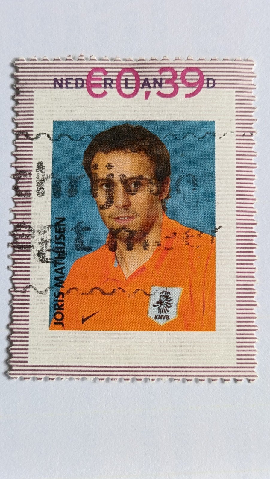 Persoonlijke postzegel Joris Mathijsen gestempeld, Ophalen of Verzenden