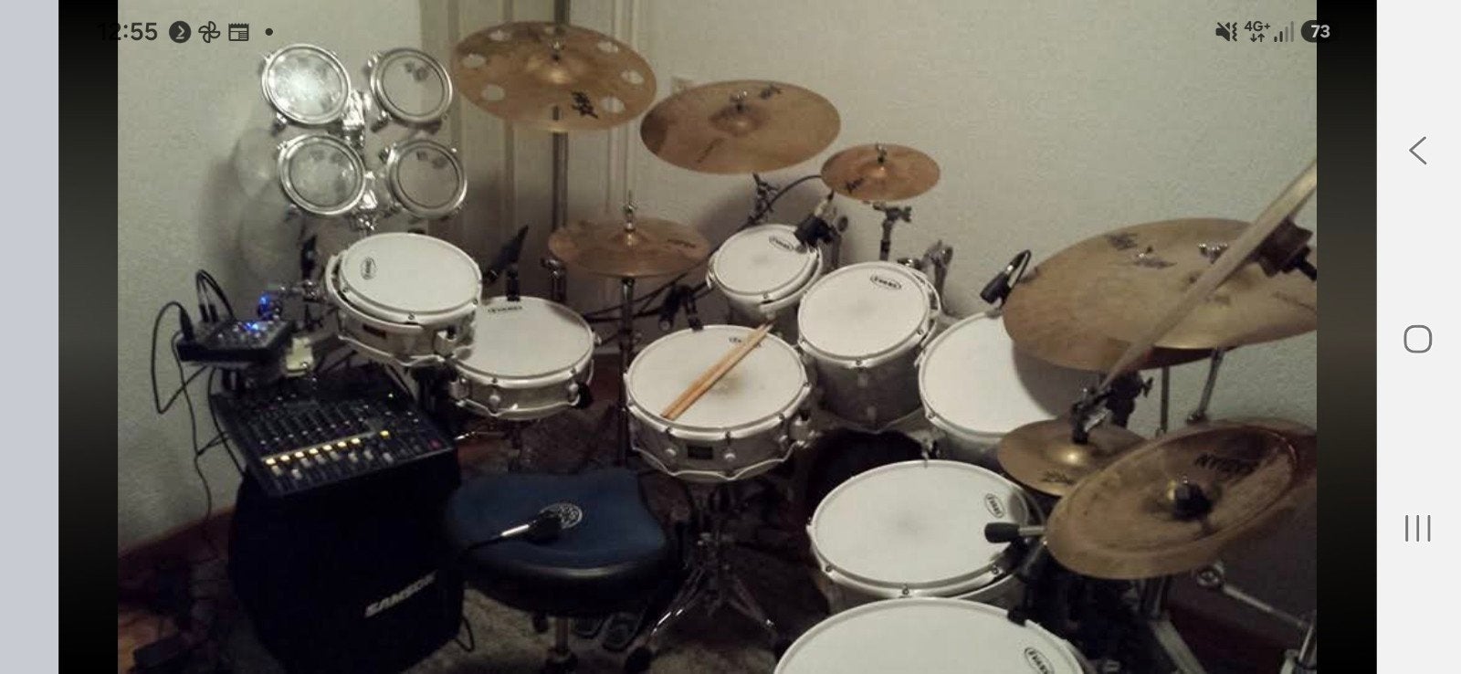 Spaun drums Custom Maple 9 delig, Ophalen, Trommel
