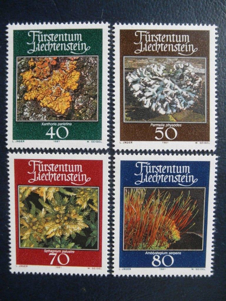 Postzegels Liechtenstein 1981 mossen korstmossen cw €4,20 pf, Ophalen of Verzenden, Overige landen, Postfris