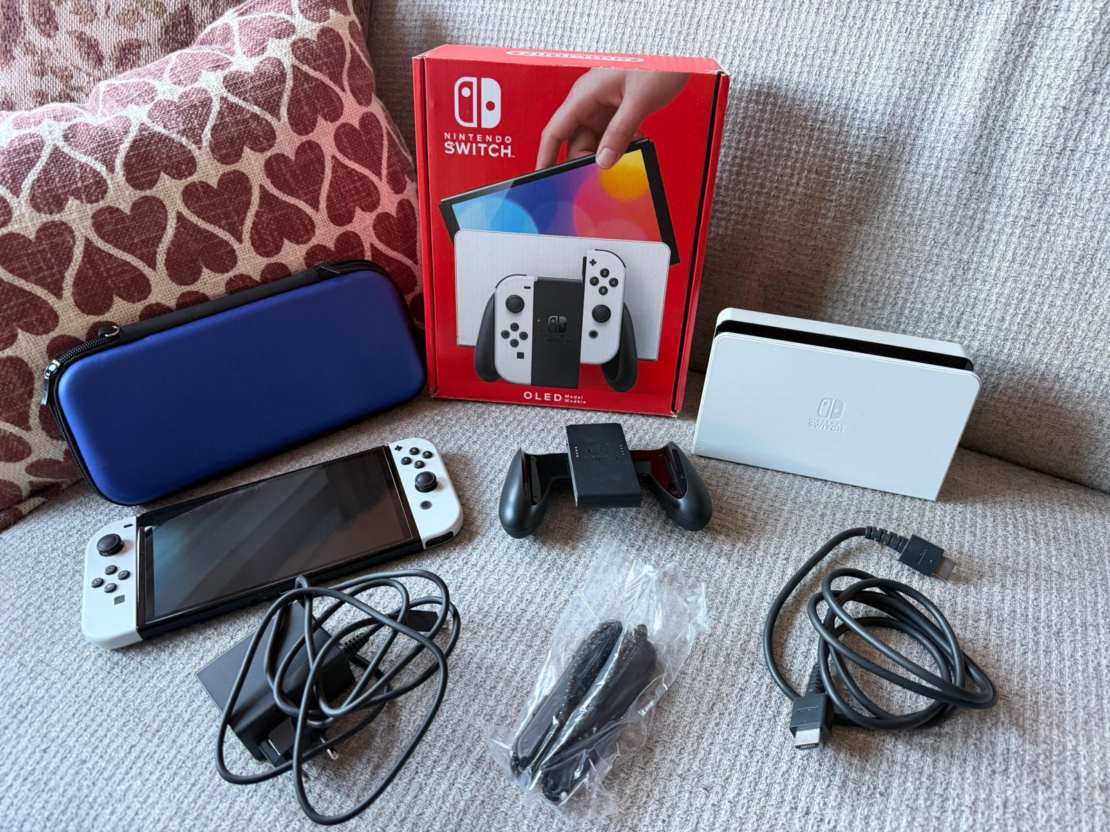 Nintendo Switch Oled - ZEER NETJES en compleet!, Ophalen of Verzenden, Zo goed als nieuw, Met 1 controller, Switch OLED
