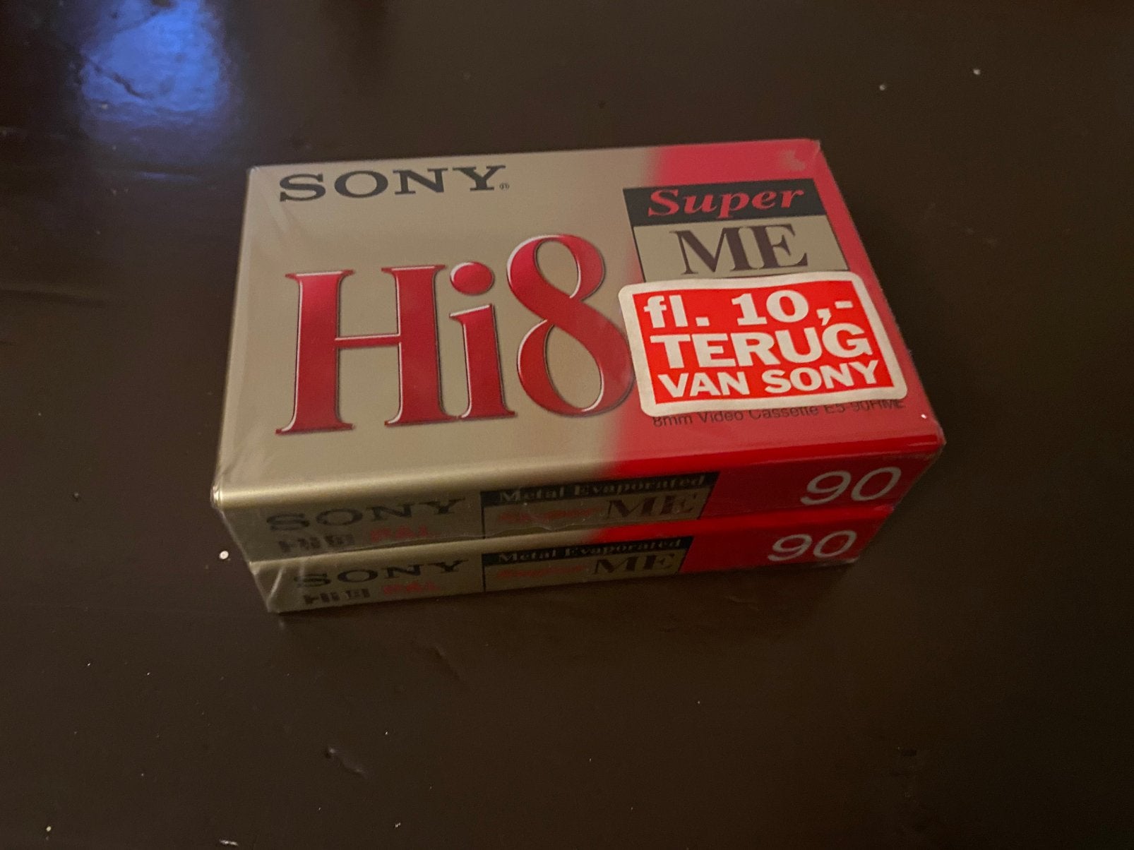 2x Sony Hi8 super ME tapes (Nieuw in folie), Ophalen of Verzenden, Hi 8, (Video)band