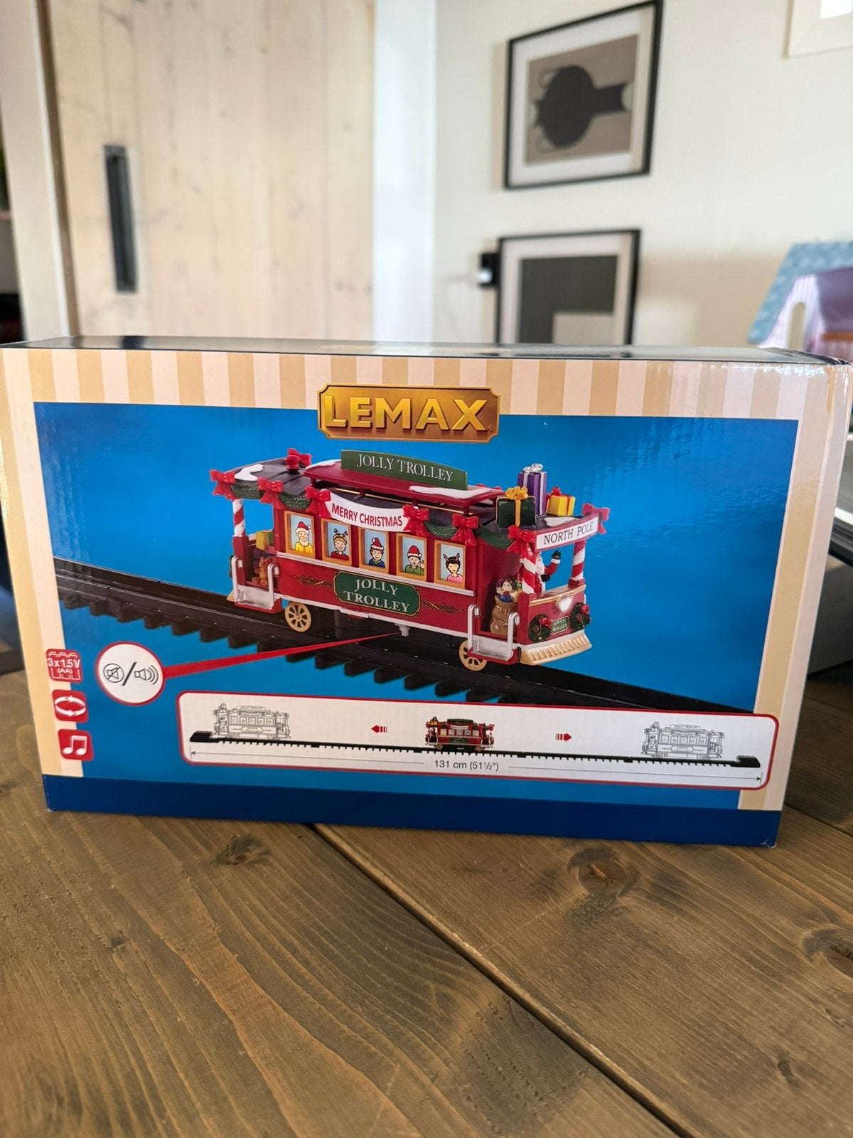 Lemax treintje JOLLY TROLLEY, Diversen, Ophalen of Verzenden, Zo goed als nieuw