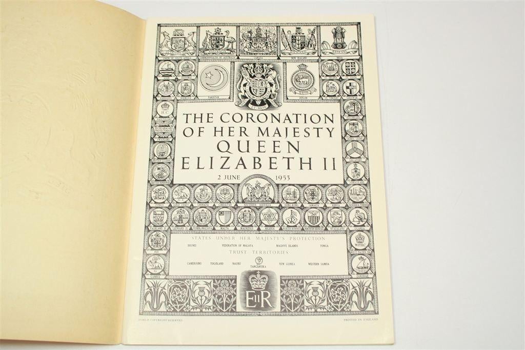 Coronation Queen Elizabeth II — Programma 1953, Ophalen of Verzenden, Gelezen, Europa