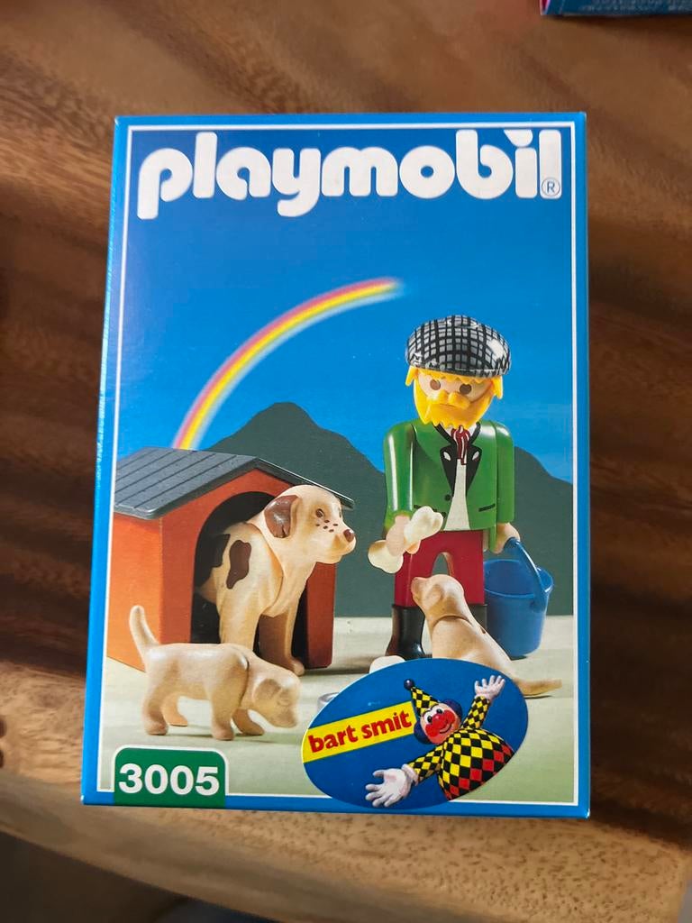 Playmobil set 3005: Man met honden en hondenhok, Ophalen, Zo goed als nieuw, Complete set