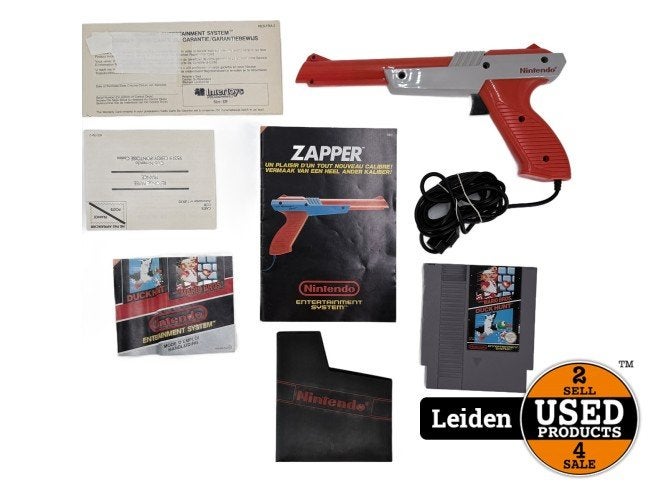 Nintendo Zapper + Super Mario Bros. / Duck Hunt – NES PAL, Nintendo, Zo goed als nieuw, Support@nintendo.com, 11-1 Hokotate-cho, Kamitoba, Minami-ku
Kyoto 601-8501
Japan