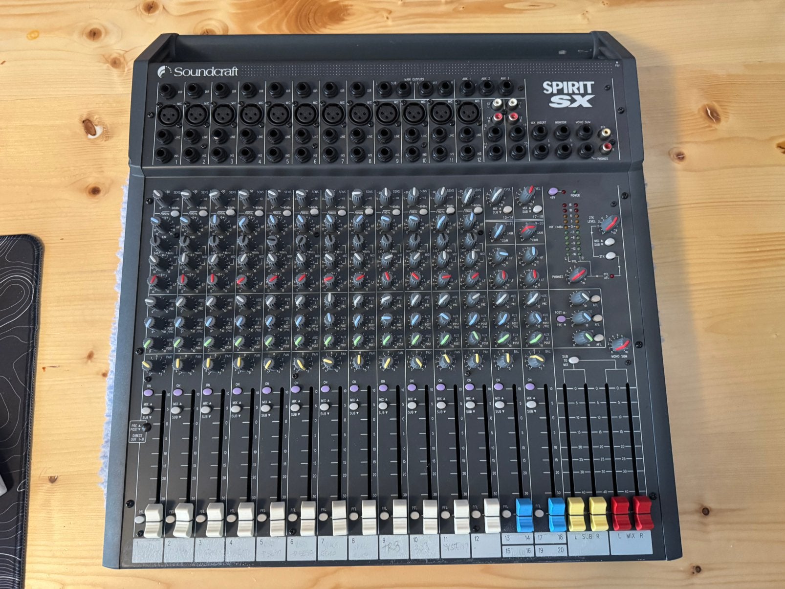 Soundcraft Spirit SX, Muziek en Instrumenten, Ophalen, Gebruikt, 10 tot 20 kanalen