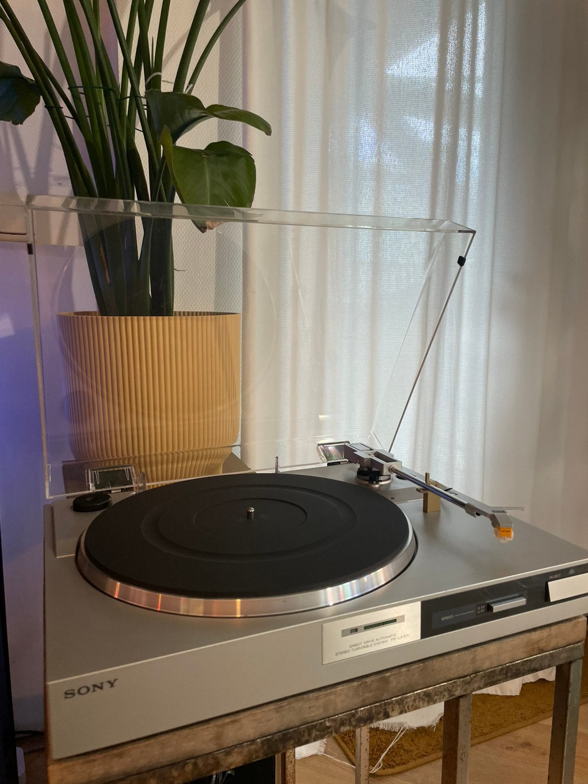 Vintage Sony PS-LX311 quartz lock direct drive platenspeler, Automatisch, Verzenden, Zo goed als nieuw, Platenspeler