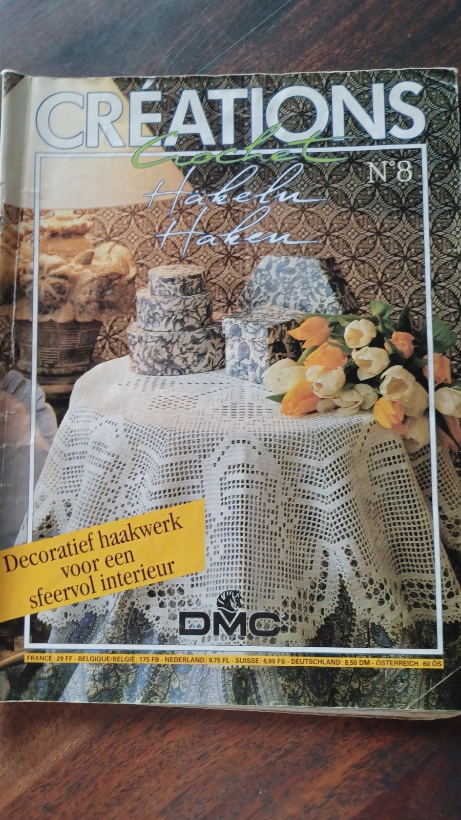 DMC, sfeervol haken voor het interieur, Hobby en Vrije tijd, Ophalen of Verzenden, Zo goed als nieuw, Haken, Patroon of Boek