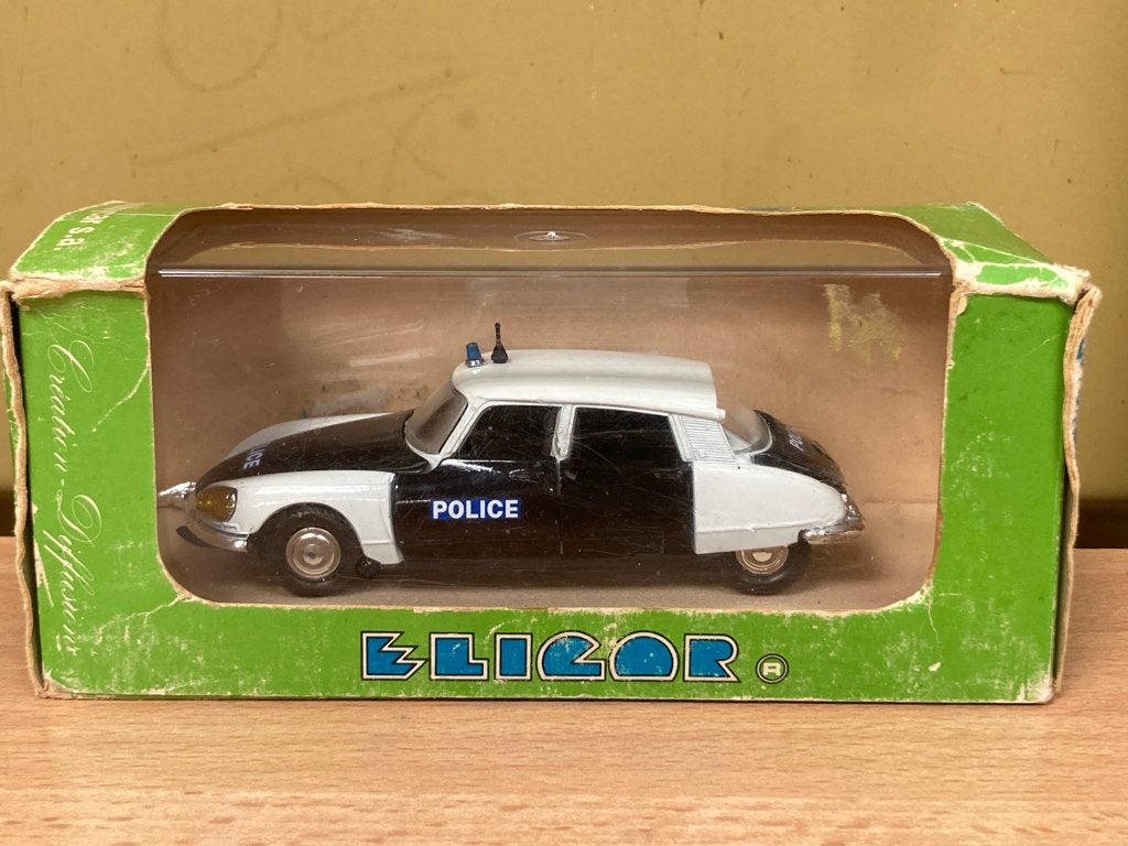 Citroen DS 21 1967 Police Paris Vintage Eligor 1:43, Hobby en Vrije tijd, Modelauto's | 1:43, Ophalen of Verzenden, Nieuw, Auto