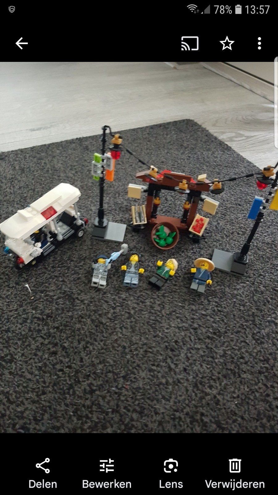 Lego ninjago 70607, Ophalen, Zo goed als nieuw