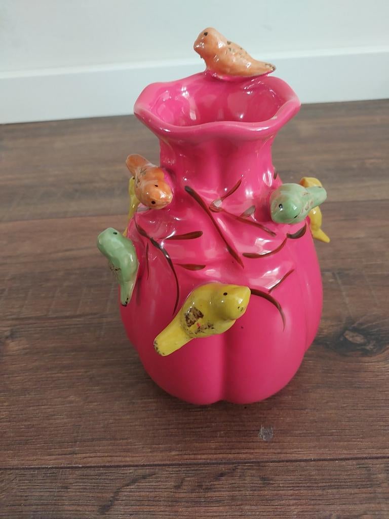Vaasjes, Overige kleuren, Ophalen of Verzenden, Minder dan 50 cm, Glas