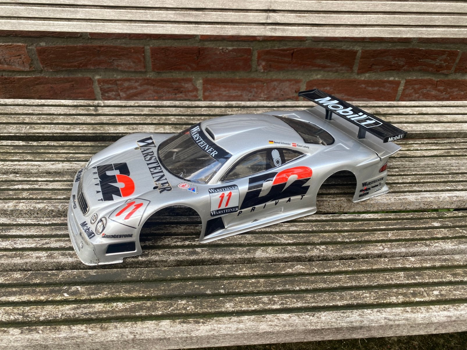 Mercedes CLK RC body   (1/24?), Ophalen of Verzenden, Gebruikt, Onderdeel