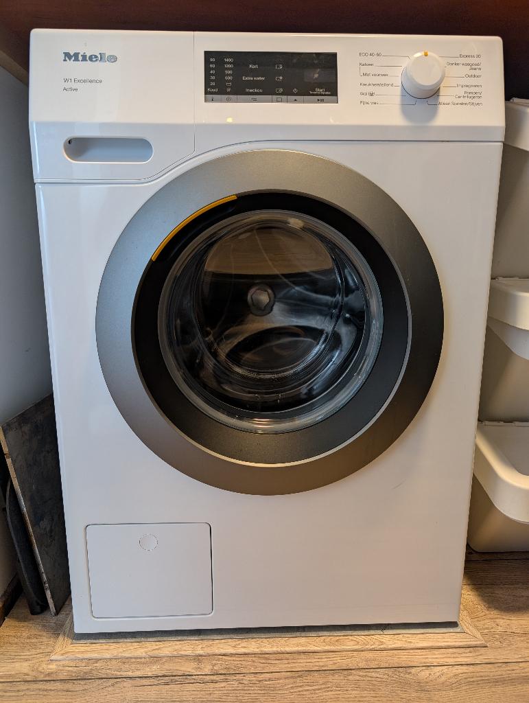 Miele Wasmachine W1 Excellence – WEA035 WCS, Witgoed en Apparatuur, Wasmachines, Gebruikt, 6 tot 8 kg, 85 tot 90 cm, 1200 tot 1600 toeren