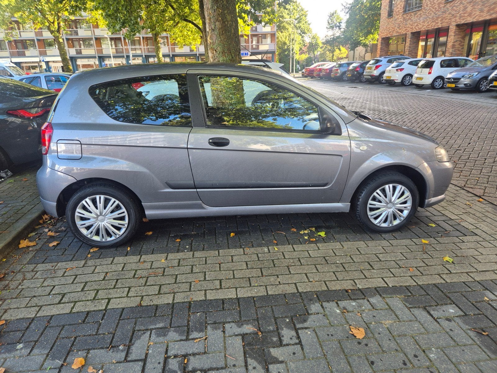 Chevrolet Kalos 1.2 3D 2007 Grijs, Auto's, Voorwielaandrijving, 1150 cc, 40 €/maand, 4 cilinders