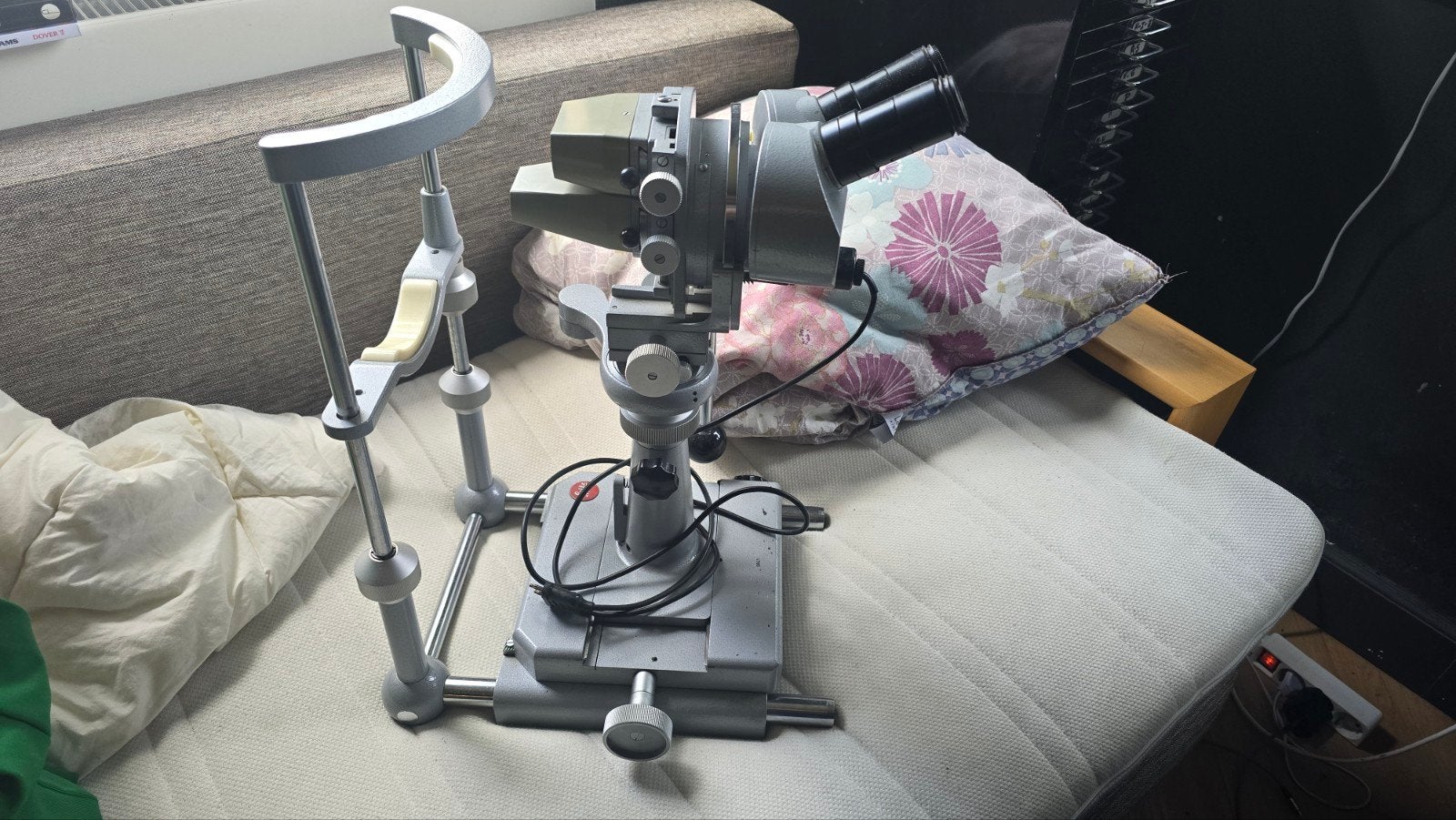 Leitz Irisscoop met metalen frame, Ophalen of Verzenden, Gebruikt, Minder dan 400x, Onderdelen of Toebehoren