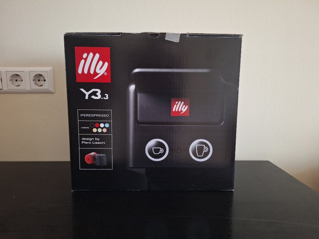 Illy Y3.3 Iperespresso Koffiezetapparaat Zwart, Ophalen, Koffiepads en cups, Espresso apparaat, Nieuw