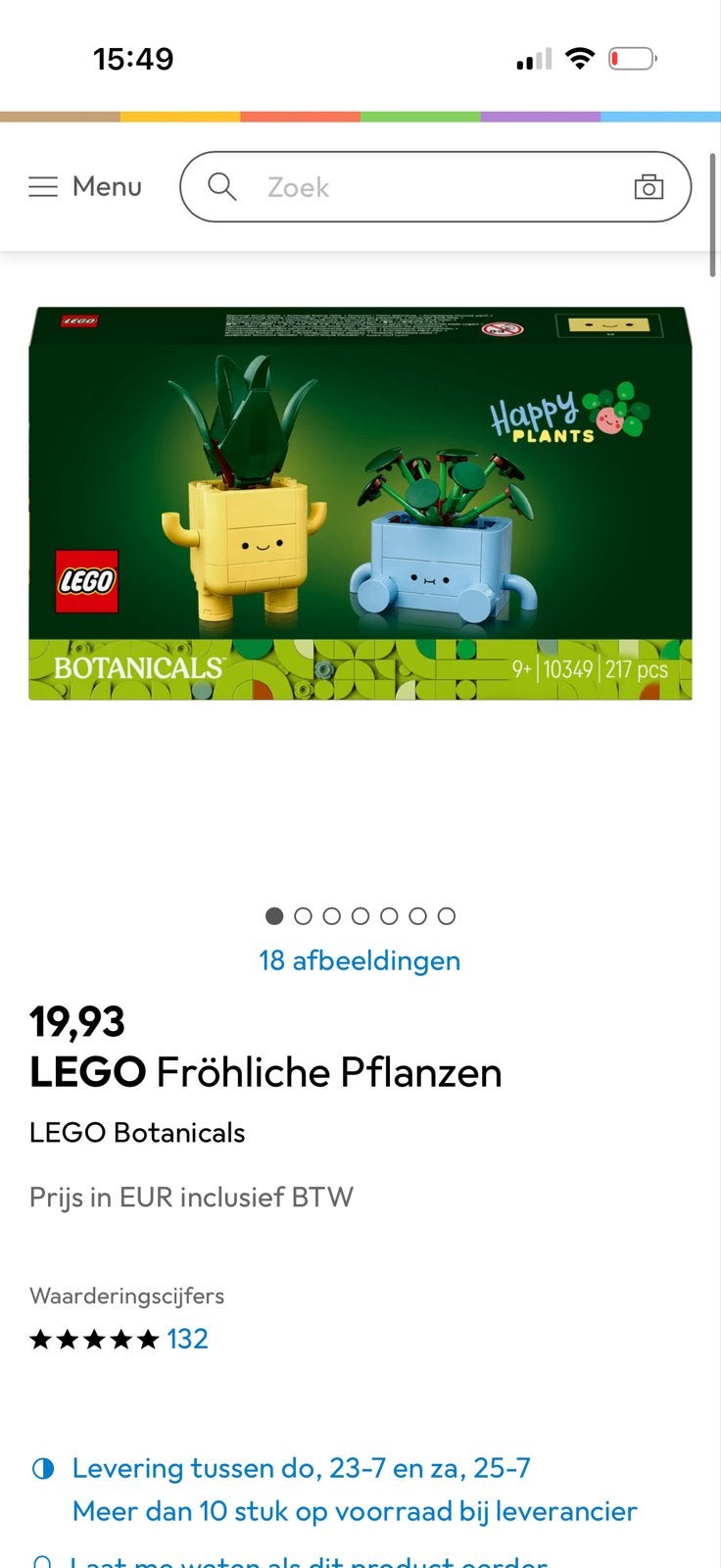 LEGO Botanicals Happy Plants 10349 - Nieuw in doos, Ophalen, Nieuw