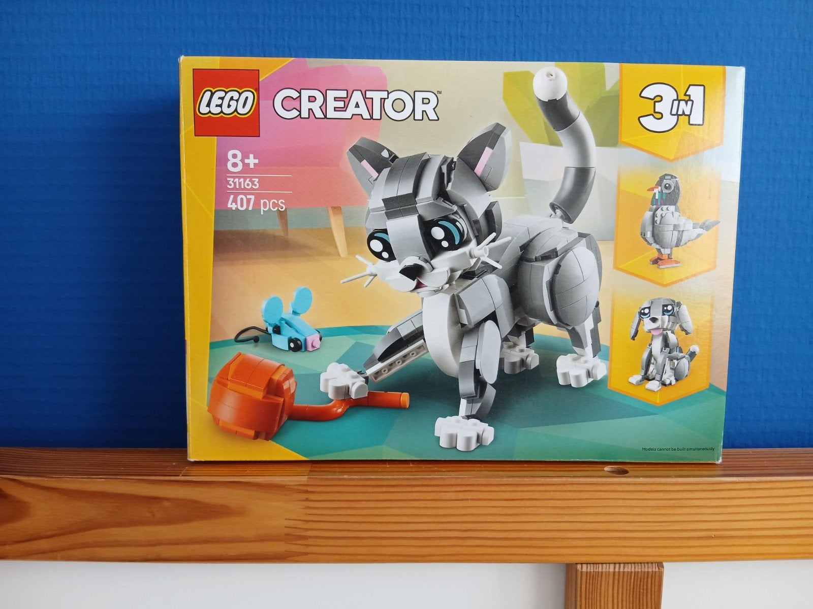 Lego Creator poes duif hond 3in1 31163, Lego, Ophalen of Verzenden, Zo goed als nieuw, Compleet