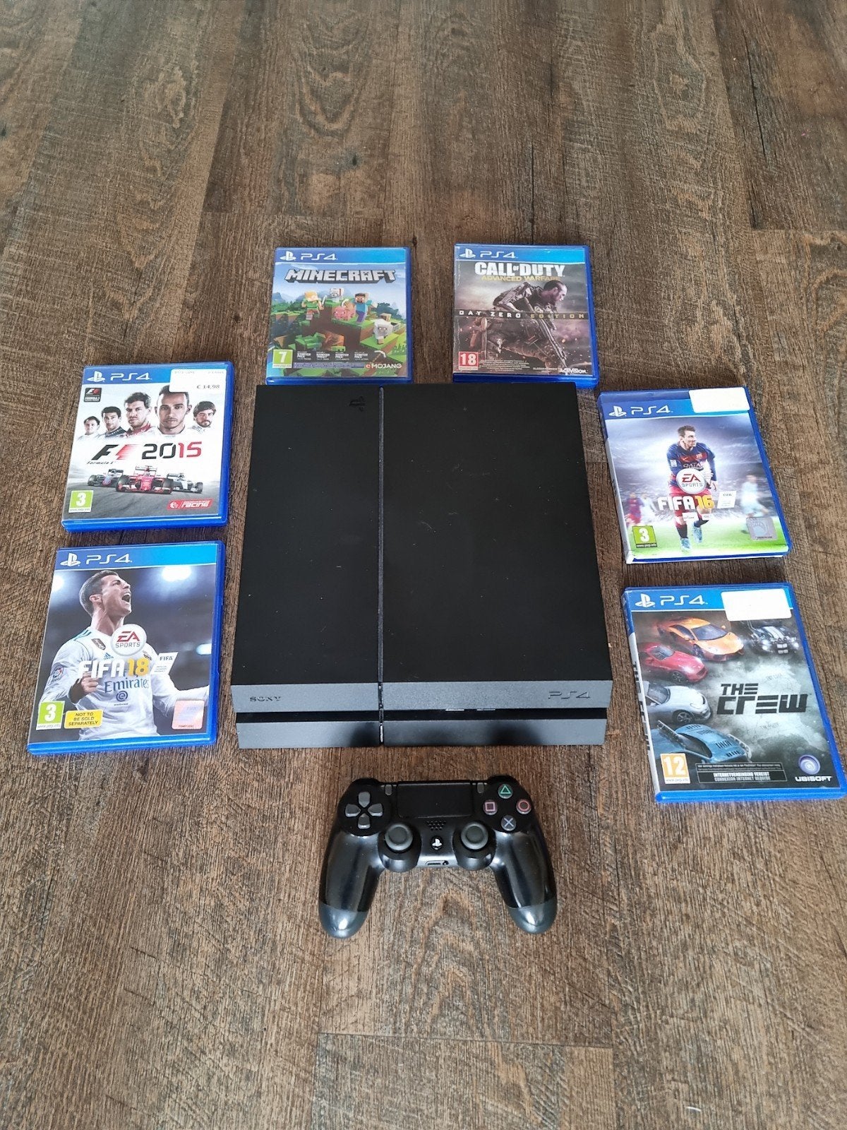 Ps4 met controller en games, Ophalen of Verzenden