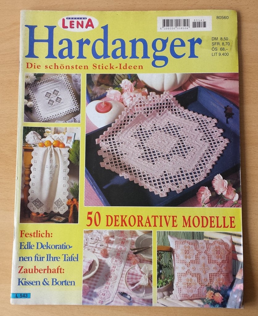 Hardanger - Lena Special - 1998 - Duits, Patroon, Ophalen of Verzenden, Handborduren, Nvt