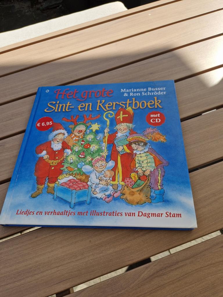 Het Grote Sint- en Kerstboek met CD - Marianne Busser, Ophalen of Verzenden, Zo goed als nieuw, Marianne Busser & Ron Schröder