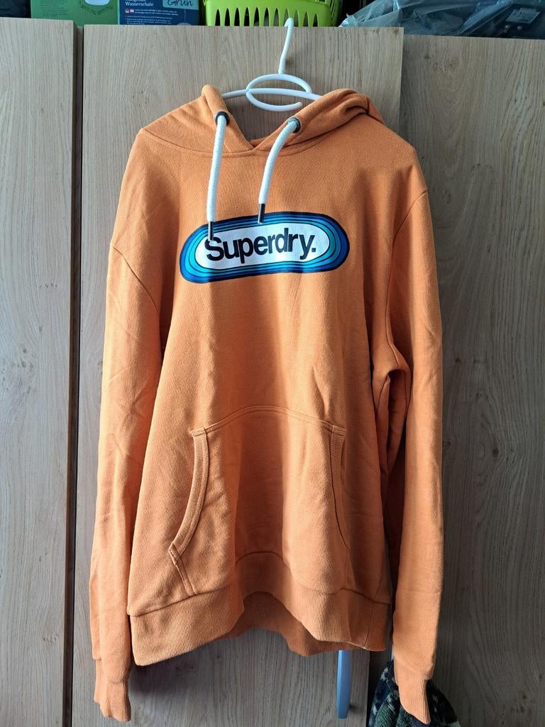 Super mooie superdry hoodie maat xxl, Ophalen of Verzenden, Zo goed als nieuw, Overige maten, Oranje