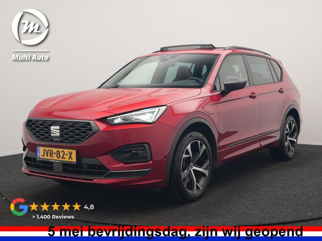 SEAT Tarraco 1.4 TSI e-Hybrid FR PHEV 245pk | Trekhaak Af Fa, Auto's, Seat, Zwart, 4 cilinders, Hybride Elektrisch/Benzine, SUV of Terreinwagen