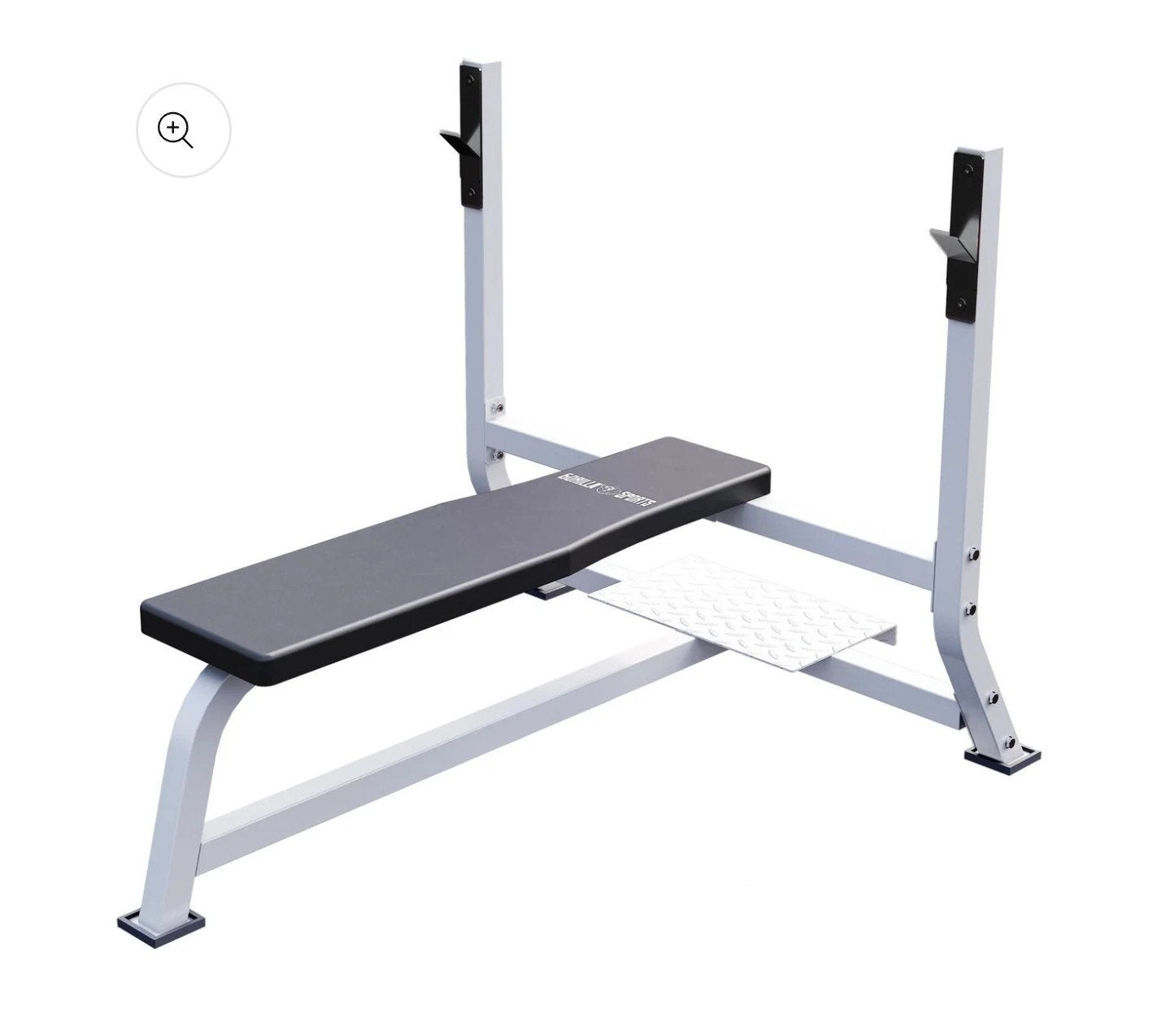 Gorilla Sports brede halterbank, Sport en Fitness, Ophalen, Zo goed als nieuw, Fitnessbank