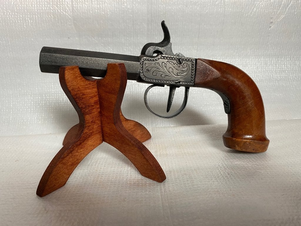 Antiek Percussie Reispistool (onklaar), Ophalen of Verzenden