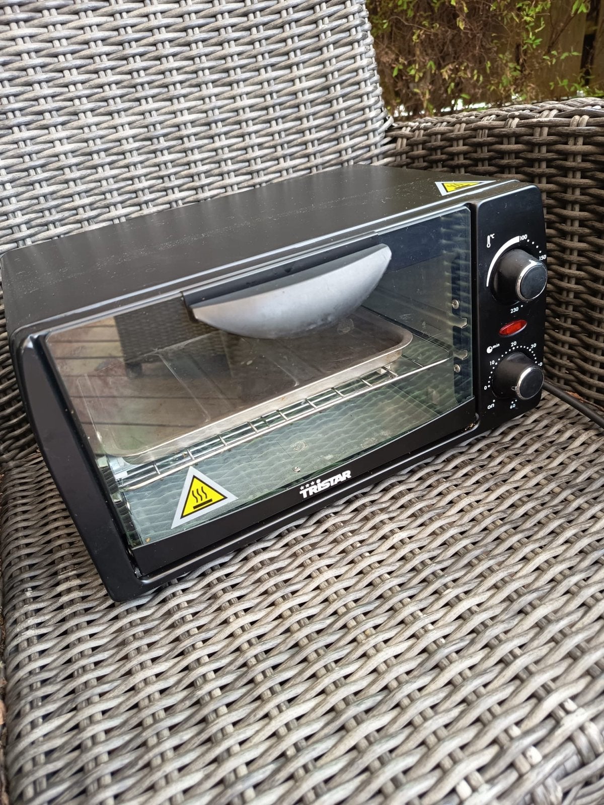 Tristar Mini Oven 3610 - Ideaal voor Camper of Caravan, Minder dan 45 cm, Gebruikt, Ophalen of Verzenden, Vrijstaand