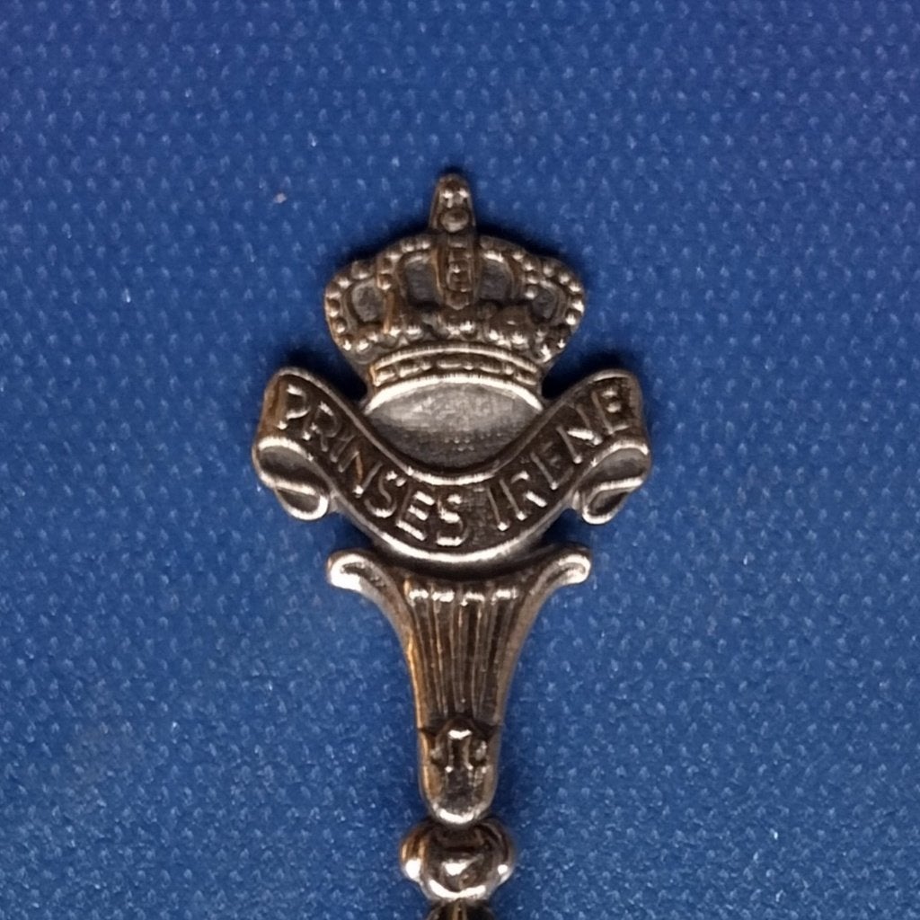 verzilverd lepeltje Prinses Irene Brigade, militaria (DVH90), Ophalen of Verzenden