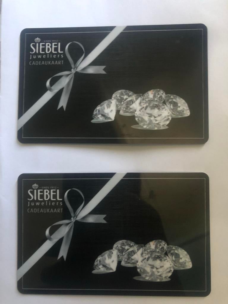 Siebel Juweliers cadeaubon te koop – €289 waarde, Eén persoon, Cadeaubon