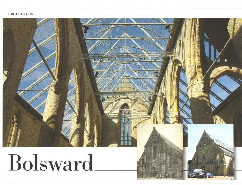 Ansichtkaart: Bolsward, Broerekerk, Ophalen of Verzenden, 1980 tot heden, Ongelopen, Friesland