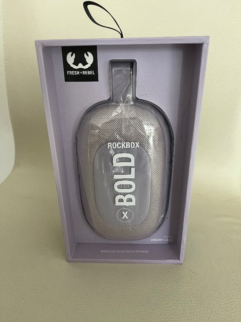 Fresh 'n Rebel Rockbox Bold X speaker in kleur lila, Overige merken, Waterdicht, Ophalen of Verzenden, Zo goed als nieuw