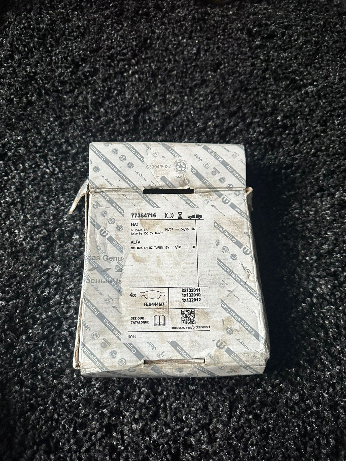 Originele Fiat/Alfa Romeo remblokken (4 stuks), Ophalen of Verzenden, Nieuw, Alfa Romeo