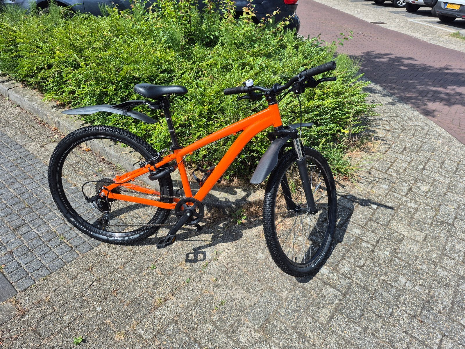 Rockrider 26inch mountainbike, Ophalen, 24 inch of meer, Staal, Velgrem