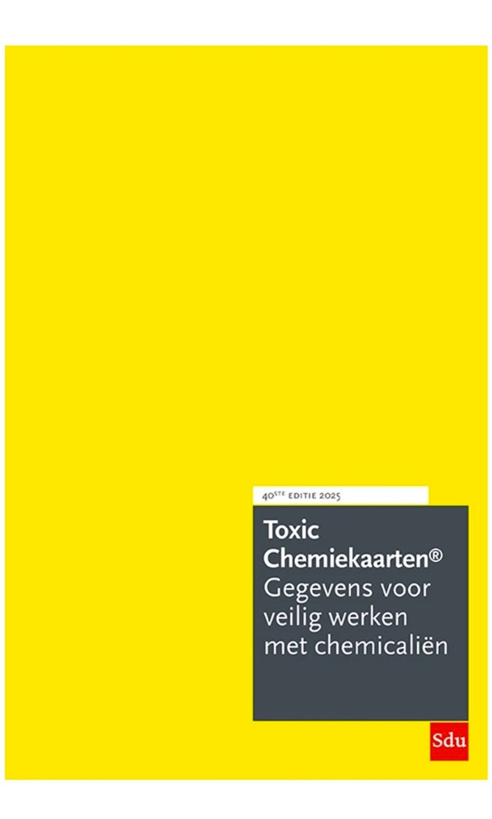 Toxic Chemiekaarten 2025 - veilig werken chemicaliën, Boeken, Ophalen of Verzenden, Nieuw