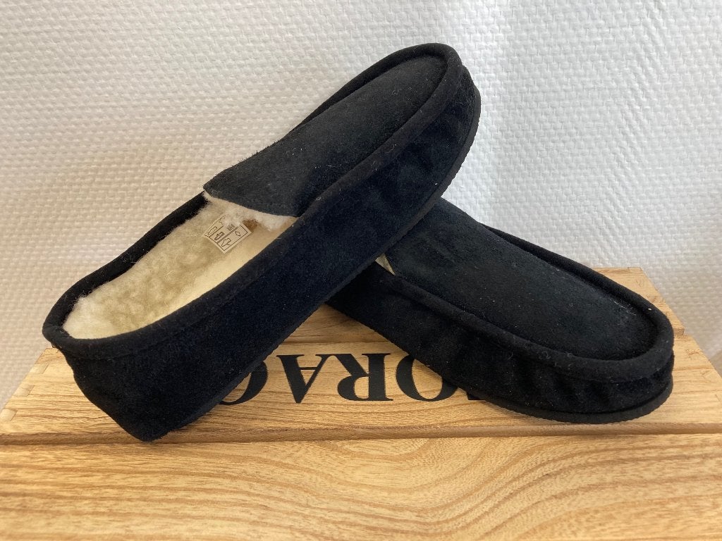 Spaanse mocassins wollen voering met zool, partij 371 stuks, Kleding | Dames, Schoenen, Zwart, Nieuw, Bernardino, Ophalen of Verzenden