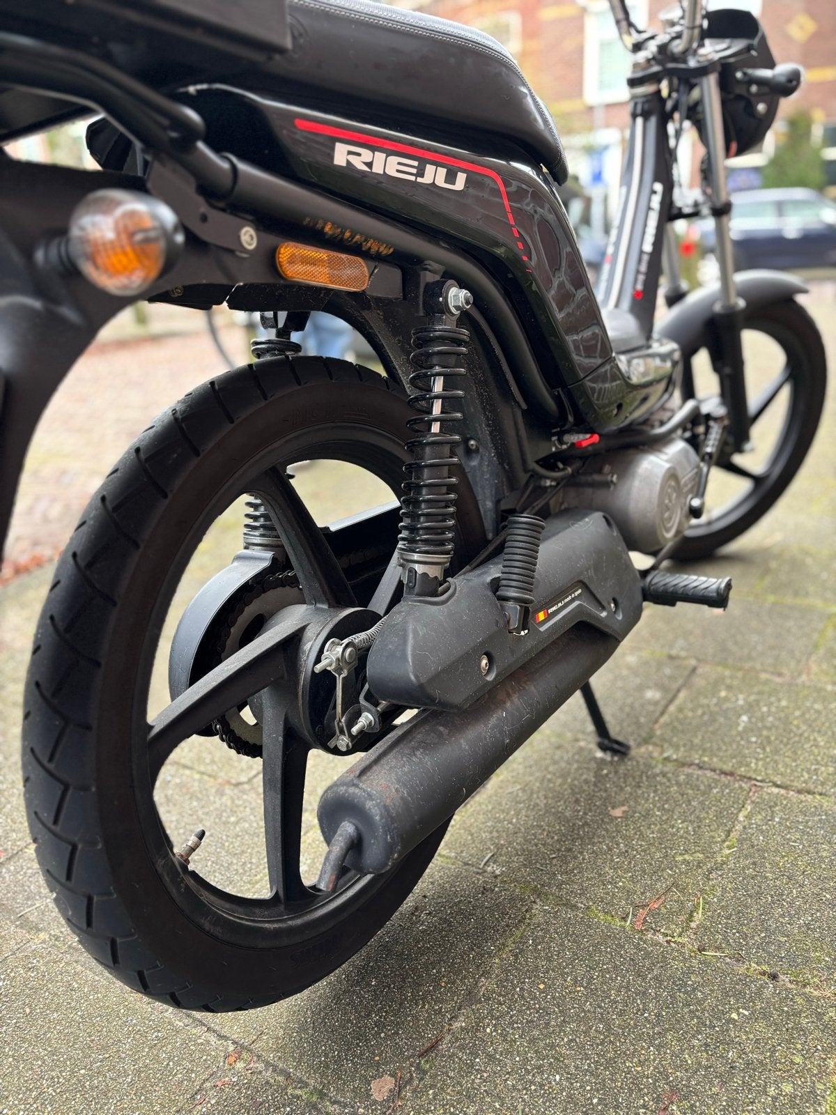 Rieju Bye Bike brommer 45km, Fietsen en Brommers, Ophalen, Gebruikt, Benzine, Overige merken