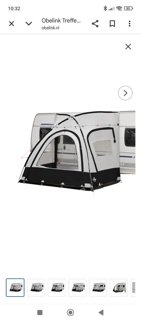 Obelink Treffer Plus voortent caravan, Caravans en Kamperen, Ophalen of Verzenden