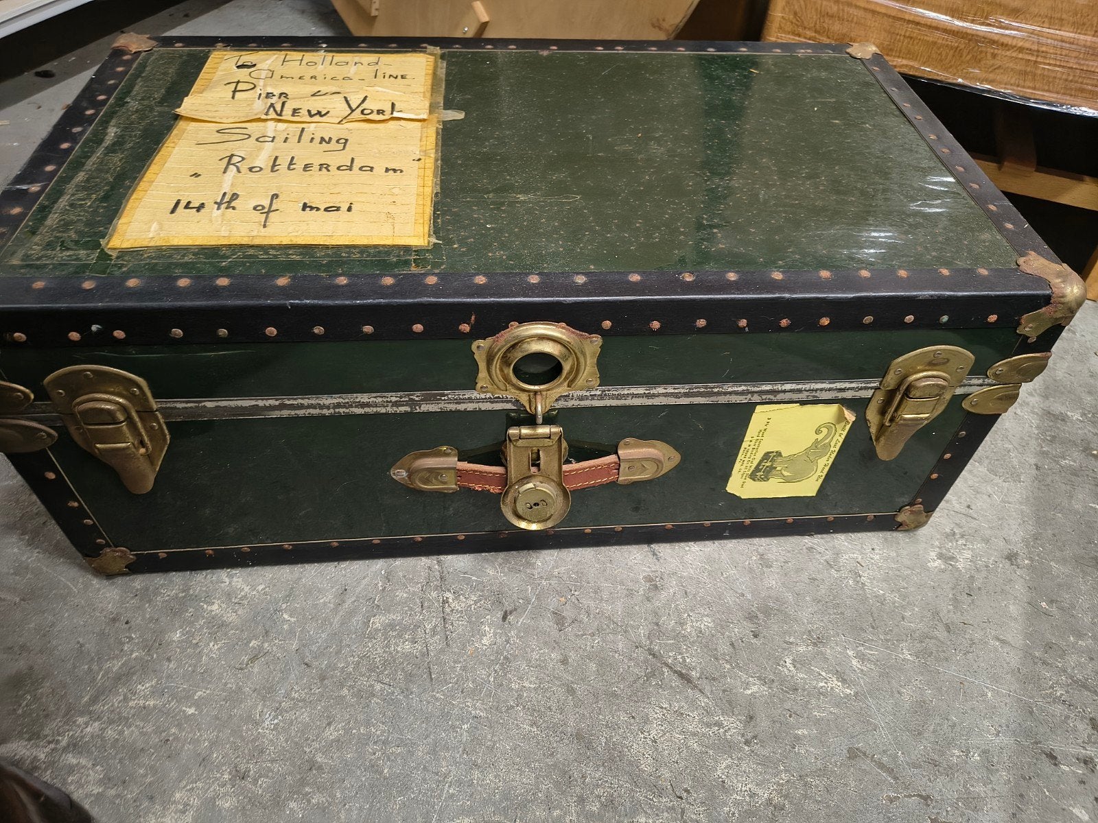 Vintage Hutkoffers, Ophalen, Minder dan 50 cm, Gebruikt, .