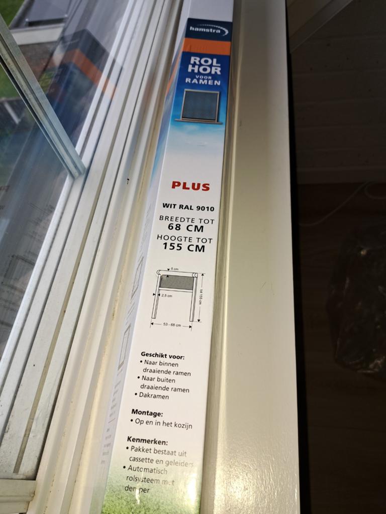 Hamstra Rolhor Plus Wit RAL 9010 - Nieuw in doos, Ophalen, Minder dan 80 cm, Overige typen, Minder dan 200 cm