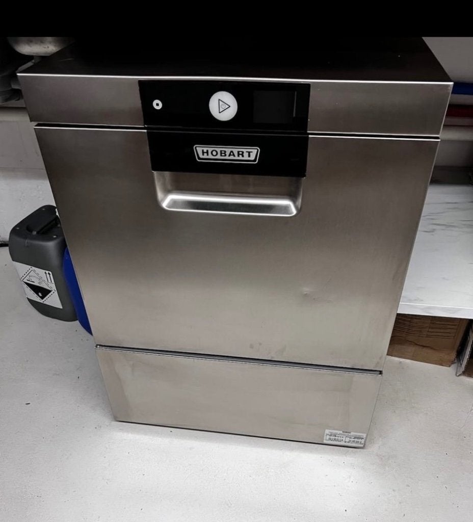 HOBART GP-10B Professionele Vaatmachine voor Horeca, Ophalen, 60 cm of meer, Minder dan 10 liter, Energieklasse A of zuiniger