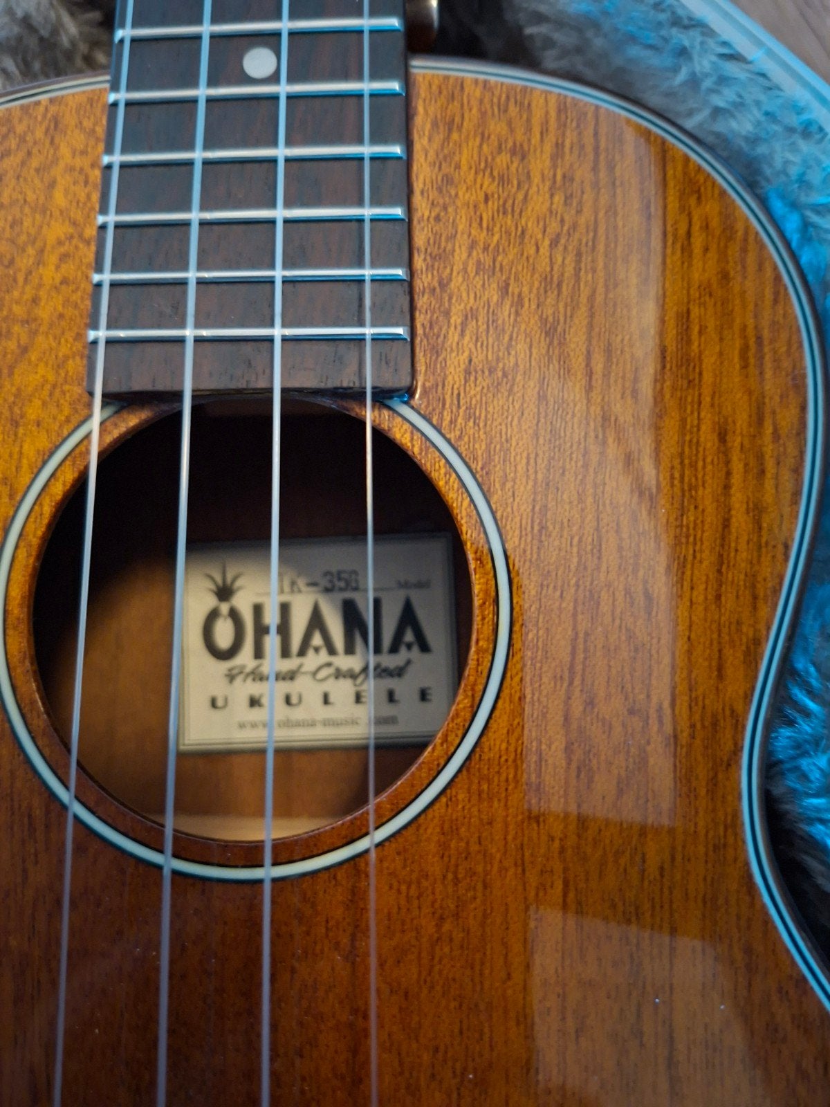 OHANA Ukelele ⁹Mahonie met Luxe Koffer - Topkwaliteit, Ophalen of Verzenden, Nieuw, Ukelele