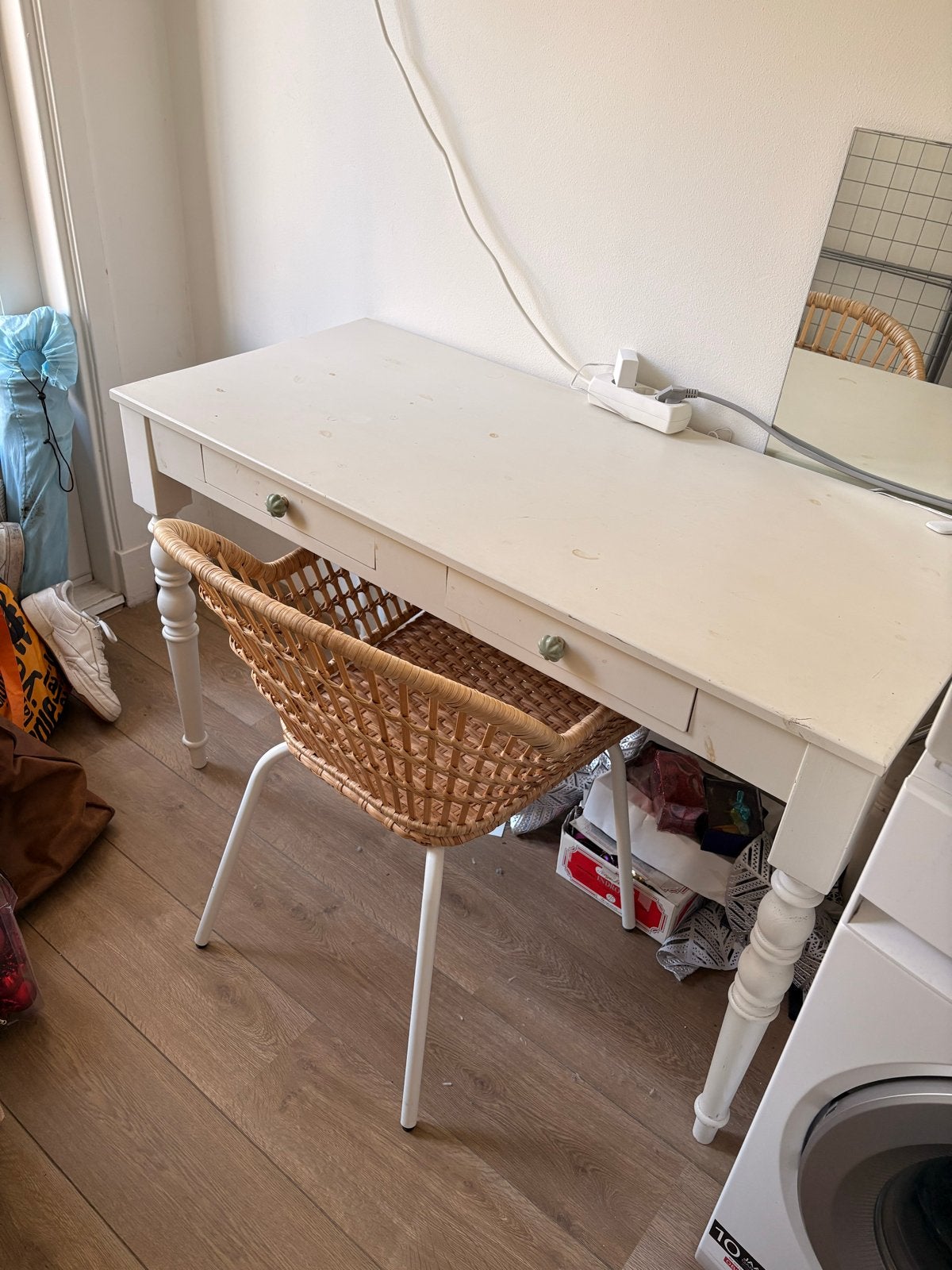 IKEA Nilsove rotan stoel - Zo goed als nieuw, Ophalen, Bruin, Riet of Rotan, Zo goed als nieuw