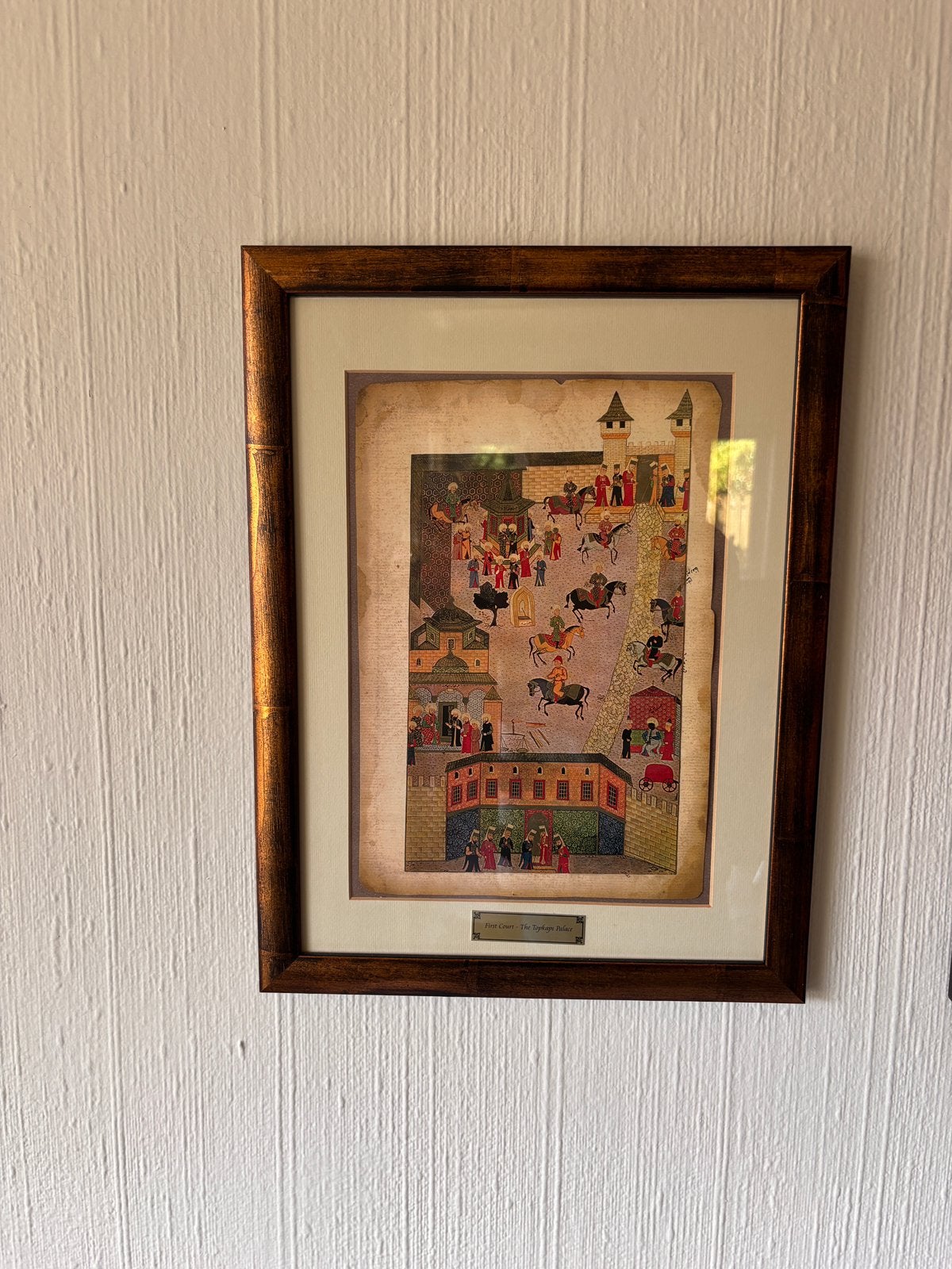 Ingelijste Ottomaanse miniatuurkunst, Ophalen